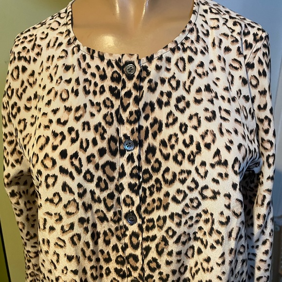Equipment silk animal print tunic blouse - Picture 6 of 6